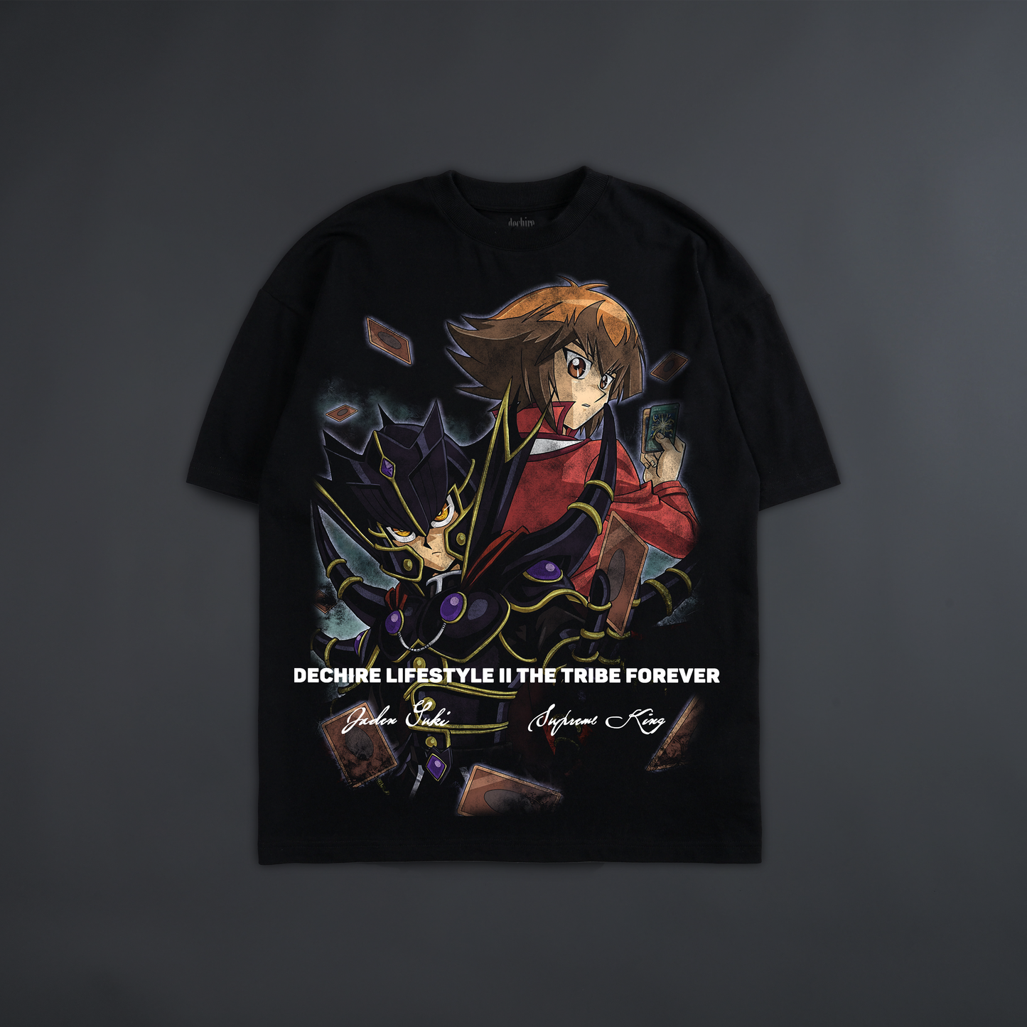 JADEN YUKI: SUPREME KING 'LIMITED' OVERSIZED TEE IN BLACK