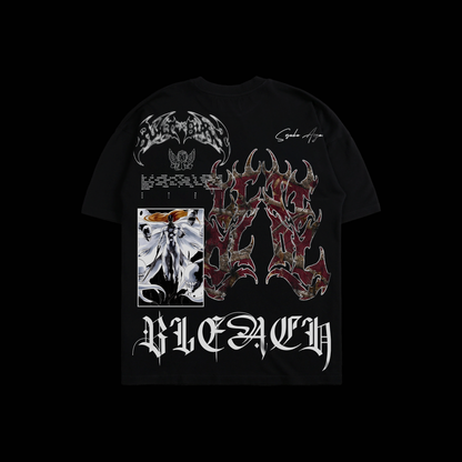 SOSUKE AIZEN | TYBW 'STAMPED CAMO SERIES' OS TEE IN BLACK