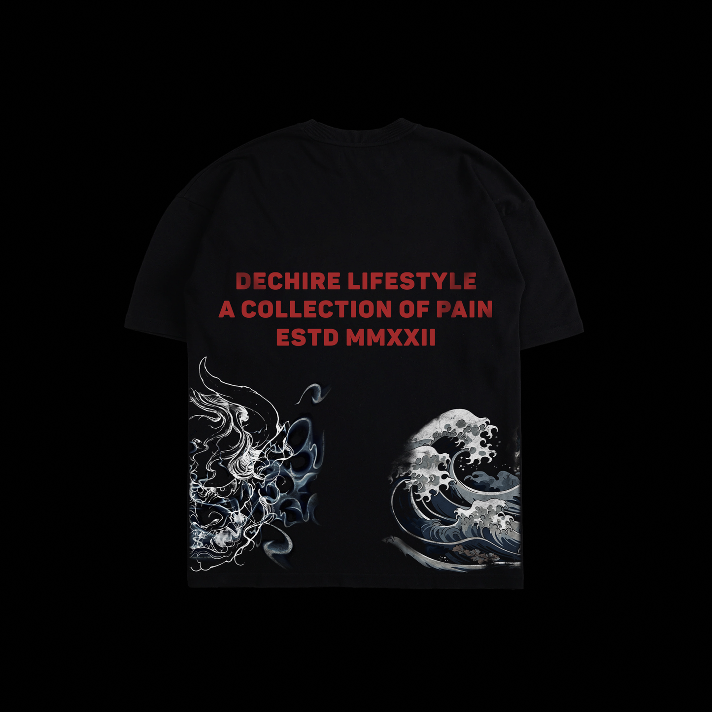 吸血鬼 KYŪKETSUKI '1 OF 500' OS TEE IN BLACK