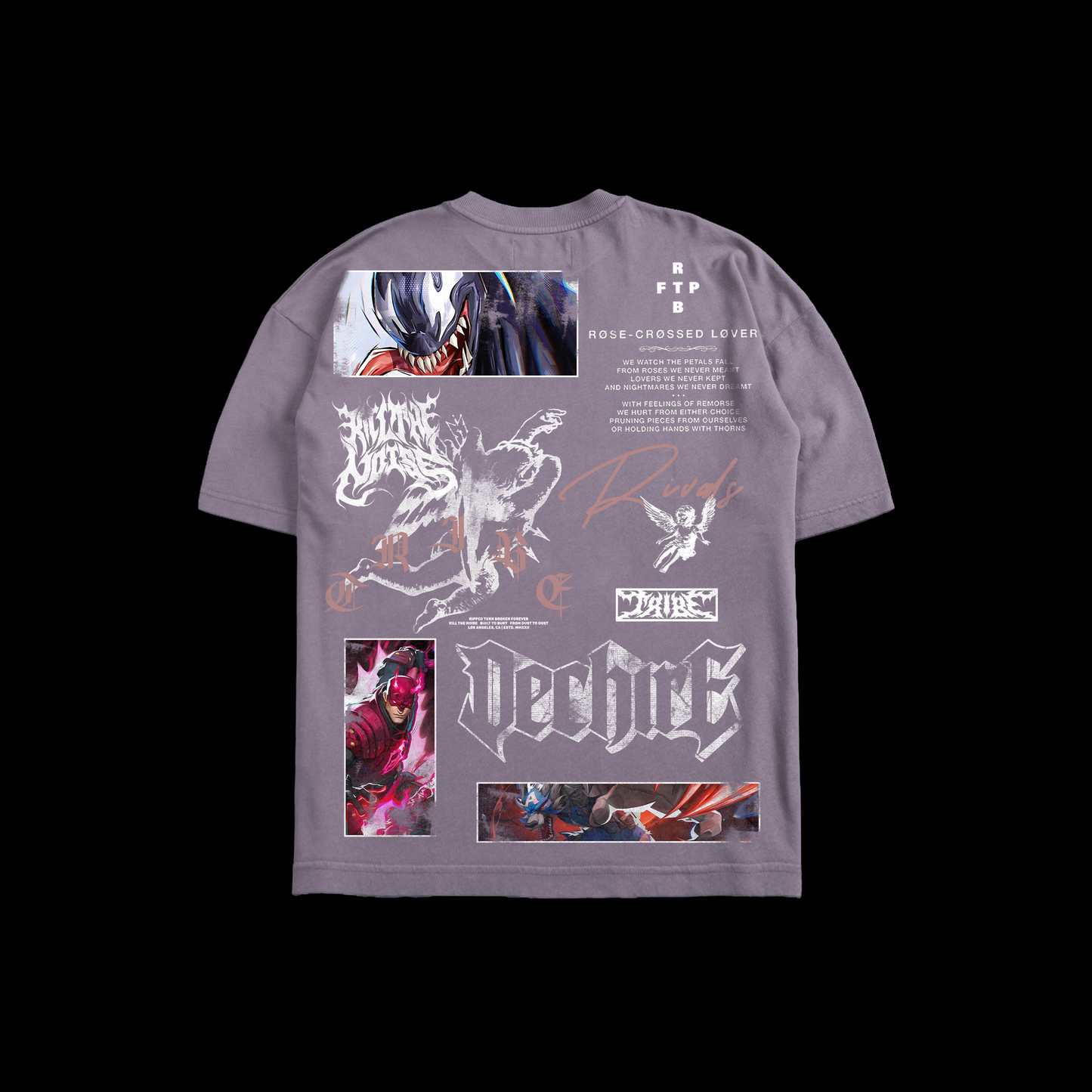RIVALS '1 OF 75 | $1 TEE EXCLUSIVE' OS TEE IN MAUVE PURPLE