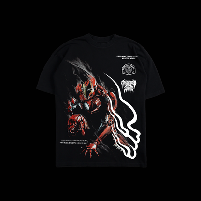 IRONMAN | FIRST AVENGER 'LIMITED' OS TEE IN BLACK