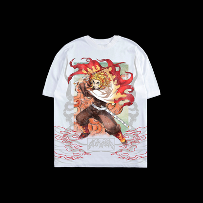 SET YOUR HEART ABLAZE '1 OF 500' OS TEE IN WHITE