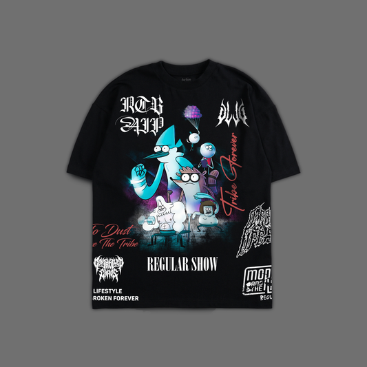 RAGE AGAINST THE TV '1 OF 1,000' OS TEE IN BLACK