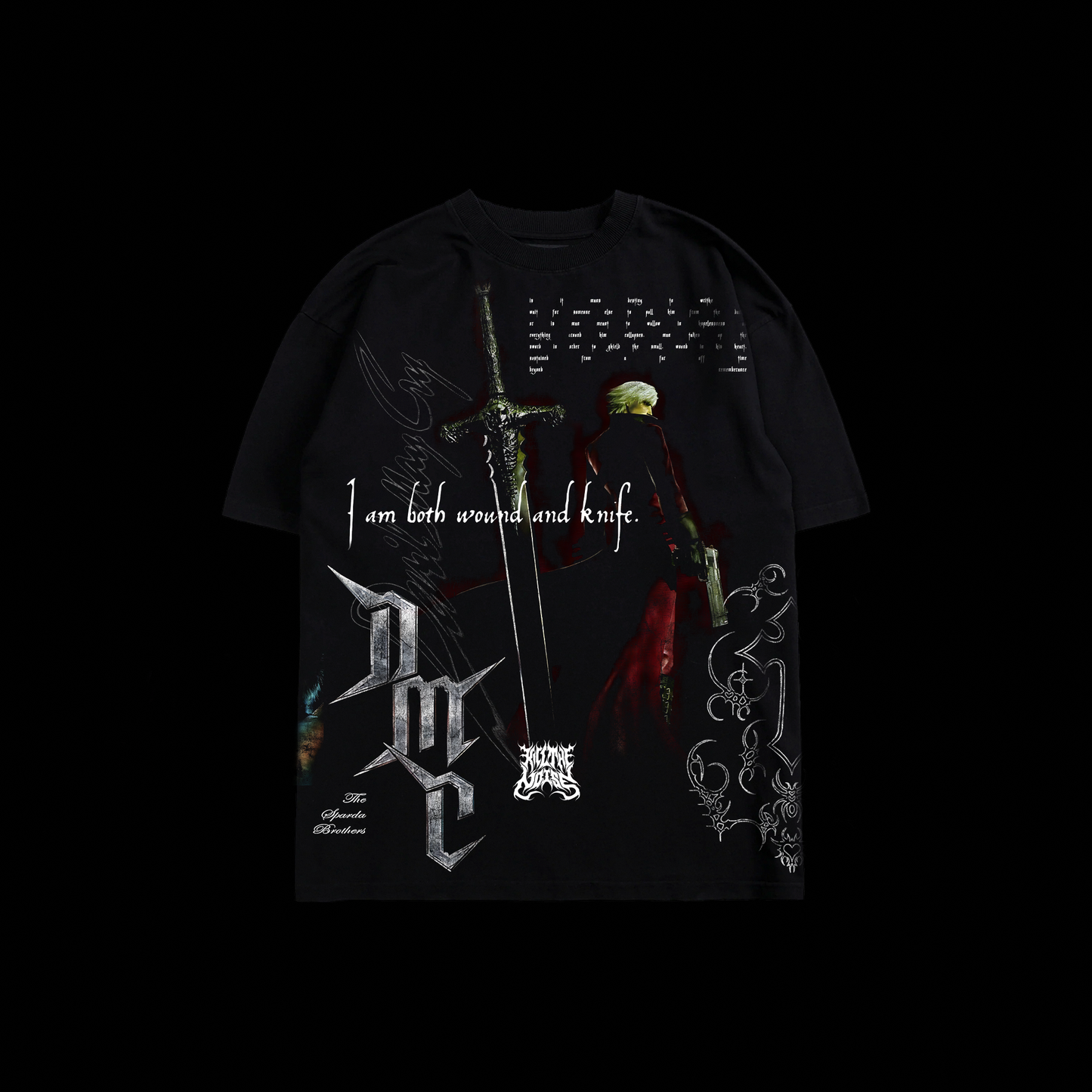 DMC | DANTE'S INFERNO '1 OF 500' OS TEE IN BLACK