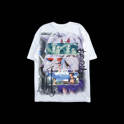 PRINCESS MONONOKE | 27 YEAR ANNIVERSARY 'LIMITED' OS TEE IN WHITE