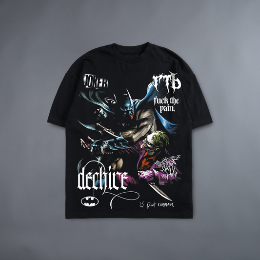 TEK JOKE'S ON YOU '1 OF 100' 8.5oz LA:MADE WGD TEE IN BLACK