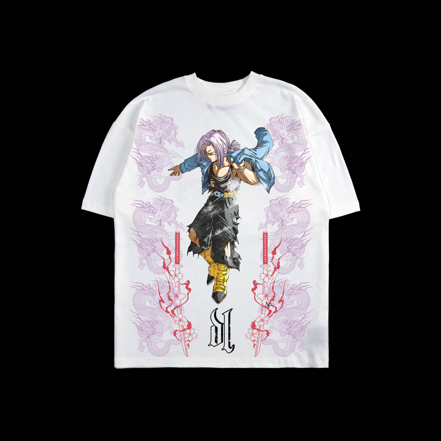 TRUNKS | MIRAI 未来 'LIMITED' OS TEE IN WHITE