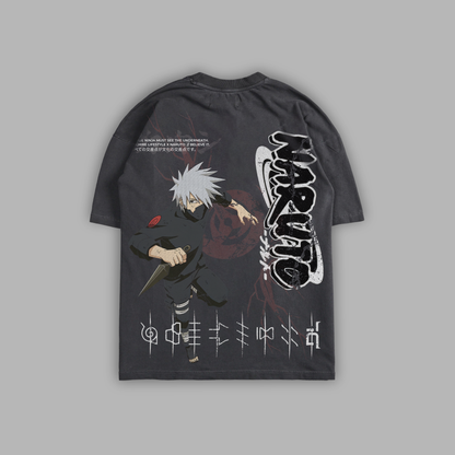 KAKASHI 'LIMITED' OVERSIZED TEE IN GREY
