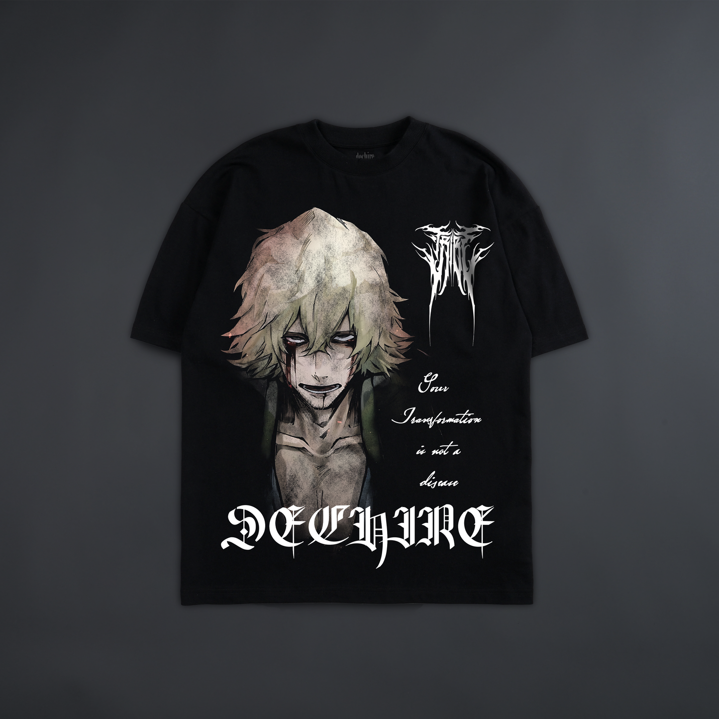 KISUKE: Geta-bōshi 'LIMITED' OVERSIZED TEE IN BLACK