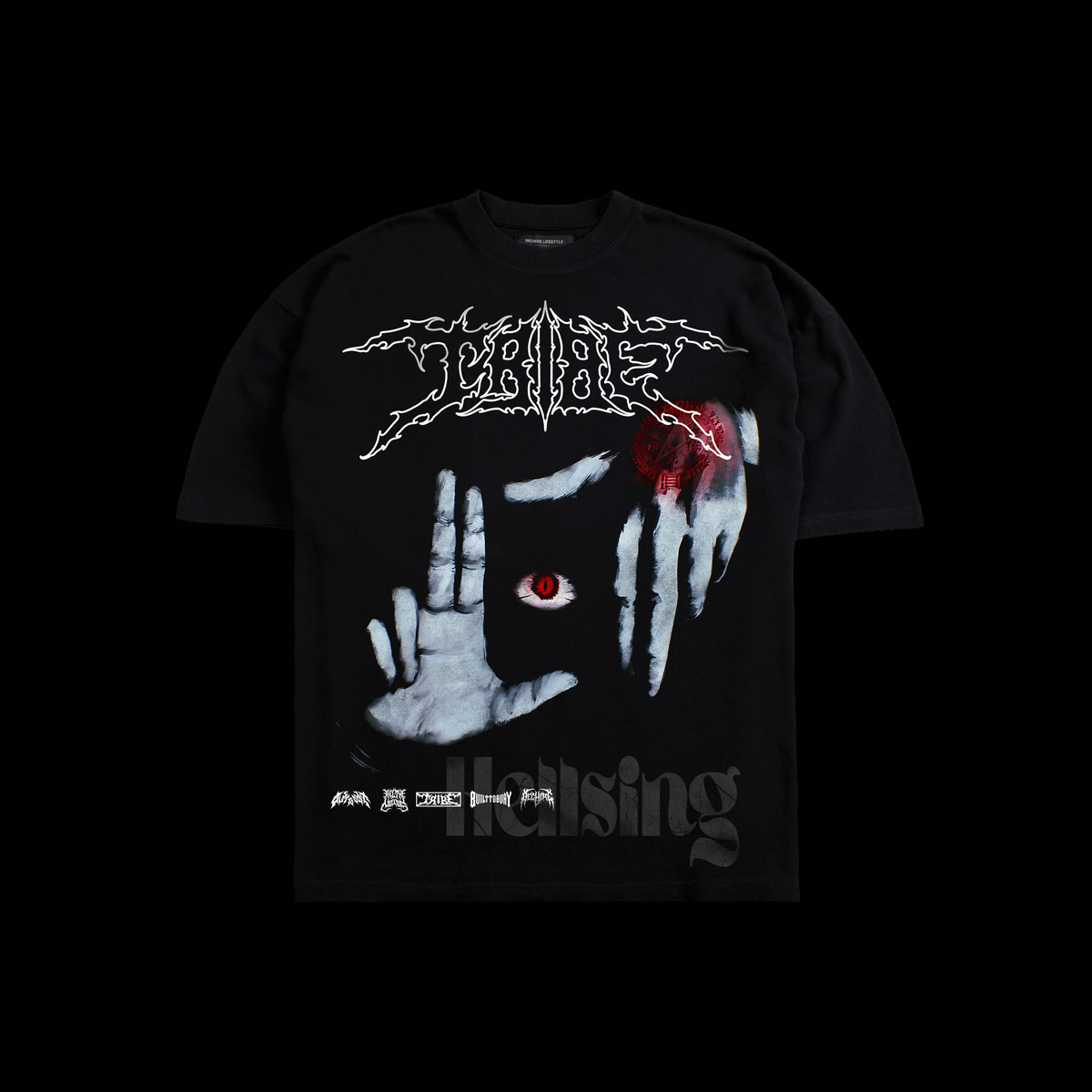 NOCTURNAL EXECUTION 'LIMITED' OS TEE IN BLACK