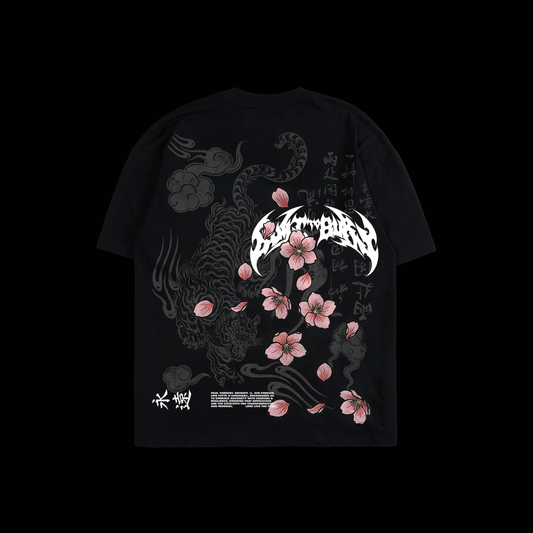 CELESTIAL RULER 'LIMITED' OVERSIZED TEE IN BLACK