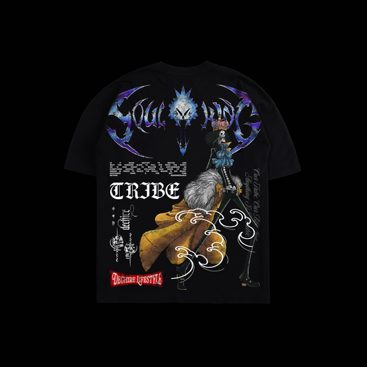 KING OF SOUL 'LIMITED' OS TEE IN BLACK