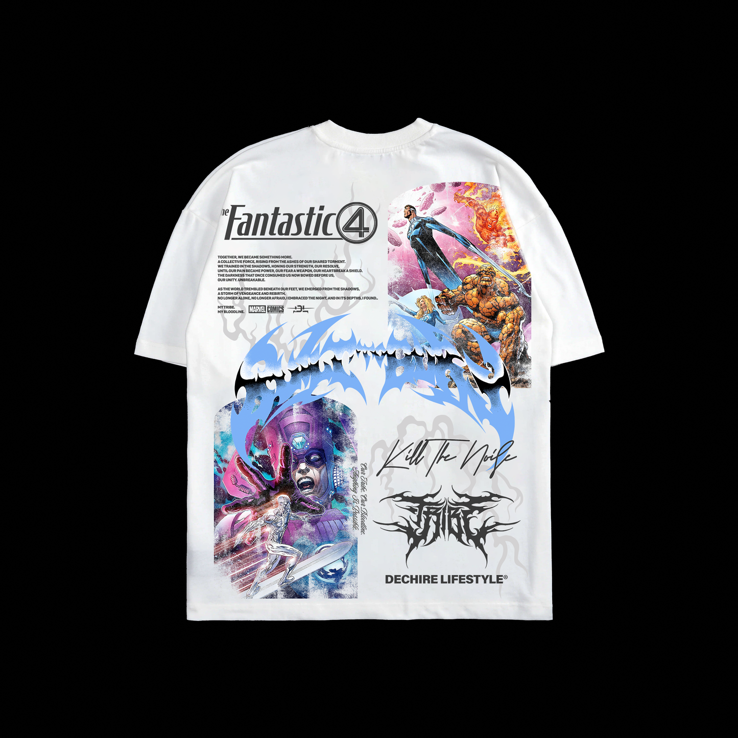 GALACTUS vs. THE FOUR 'LIMITED' OS TEE IN WHITE