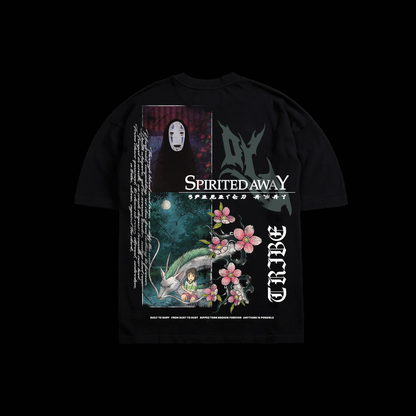 SPIRITED AWAY | 24 YEAR ANNIVERSARY 'LIMITED' OS TEE IN BLACK