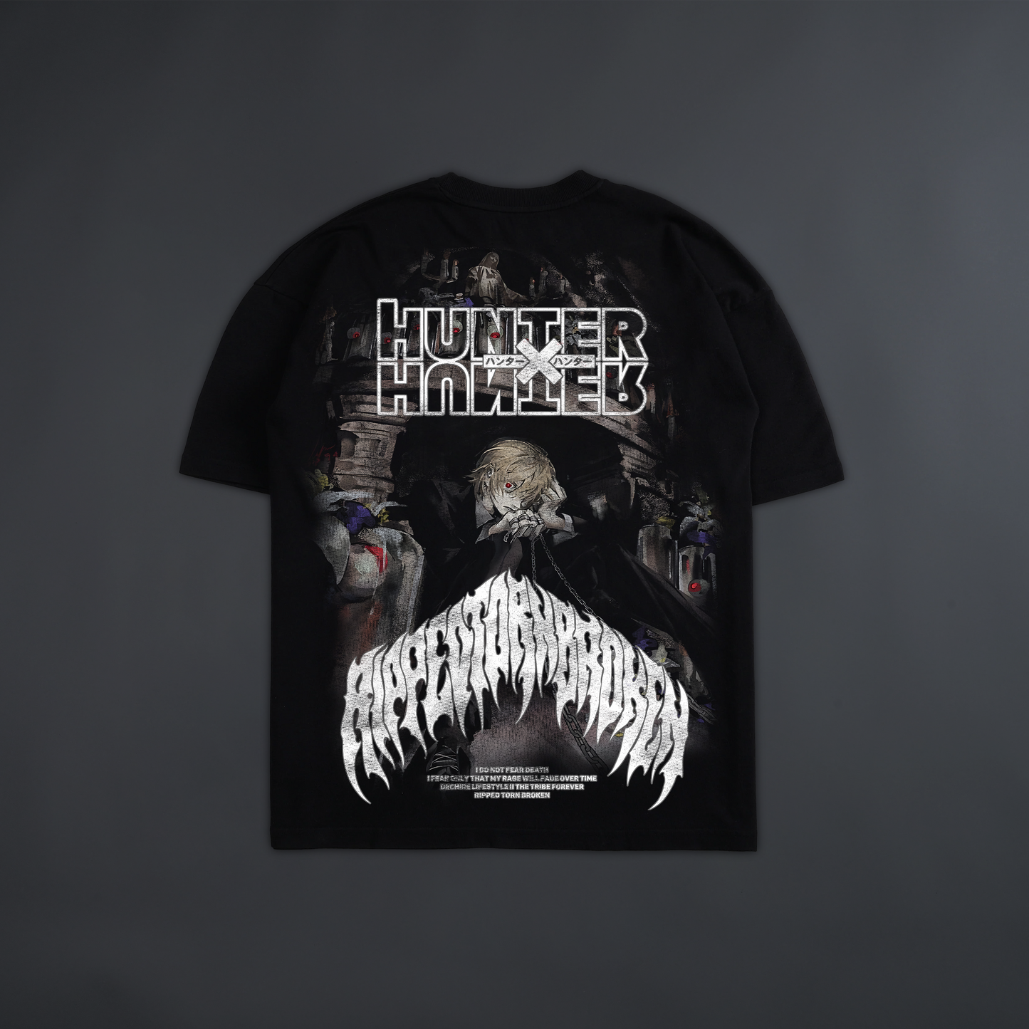 KURAPIKA: ZODIACS 'LIMITED' OVERSIZED TEE IN BLACK