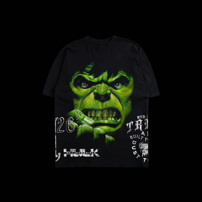 HULK vs. SPIDEY | CLOUD OF DESTRUCTION '1 OF 470' OS TEE IN BLACK