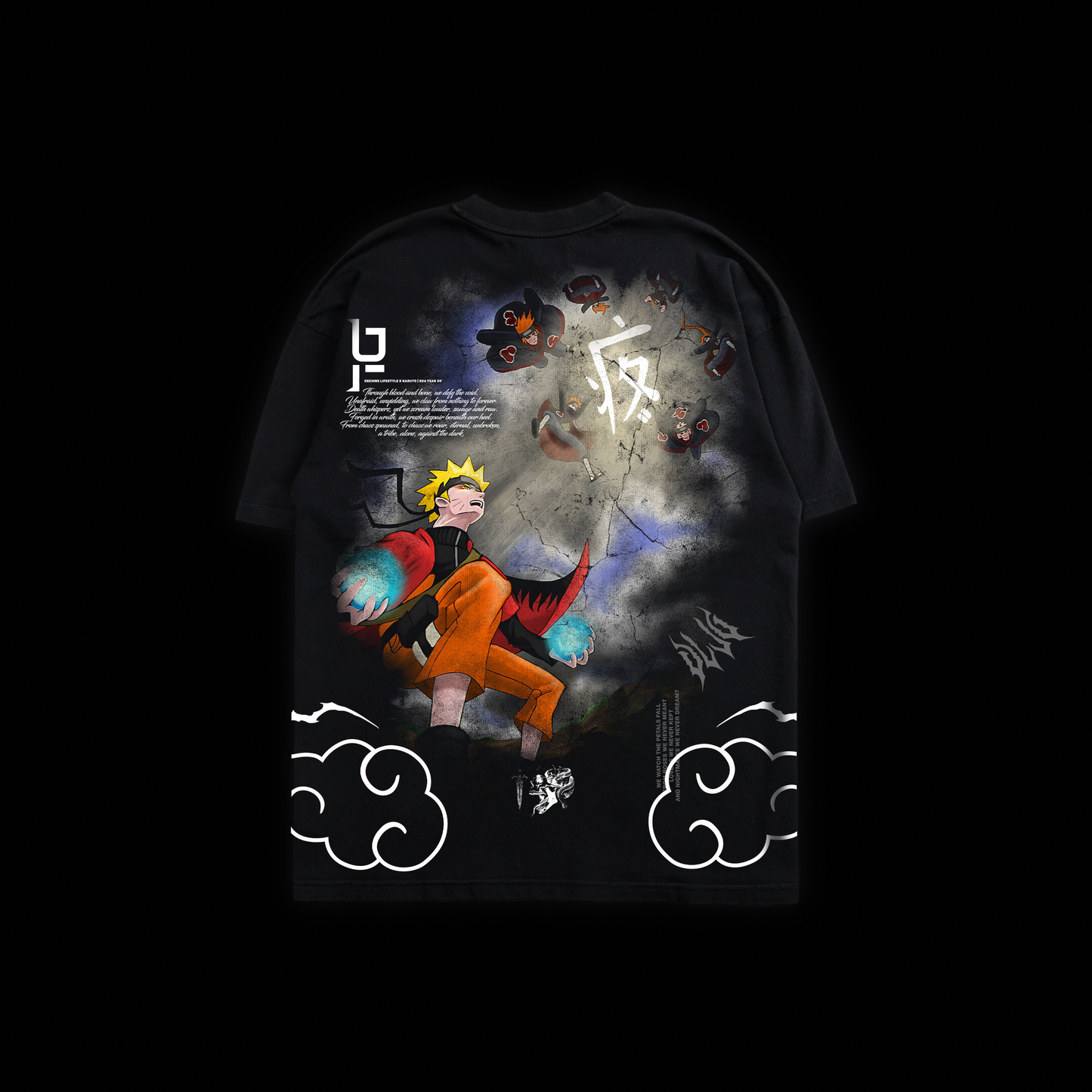 THE 6 PATHS OF PAIN II '1 OF 500' OS TEE IN BLACK