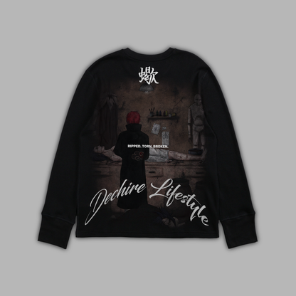 SASORI '1 OF 200' FOG® x DL® ESSENTIAL LS TEE IN MIDNIGHT