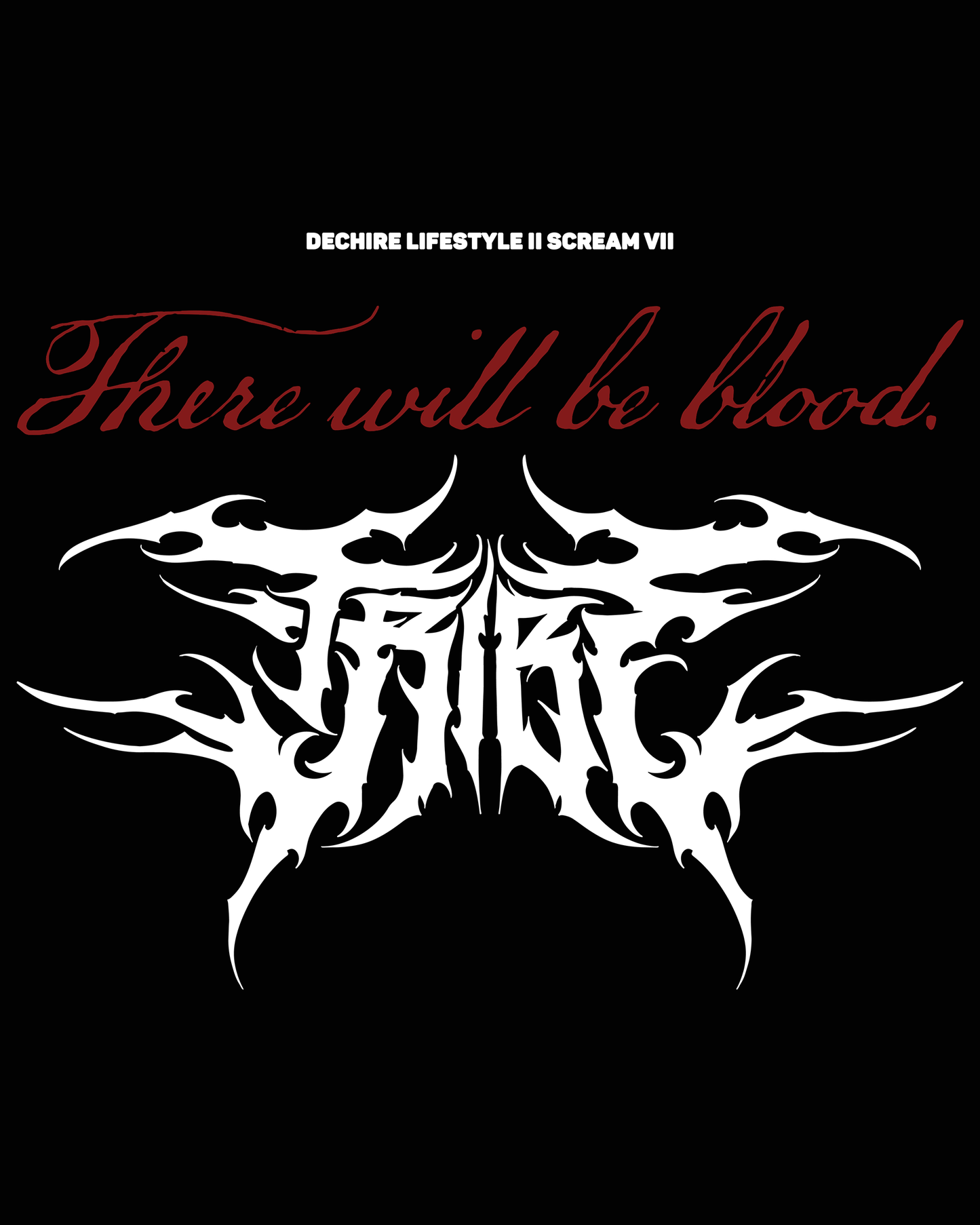 SCREAM: GHOSTFACE '1 OF 100' OVERSIZED TEE IN BLACK