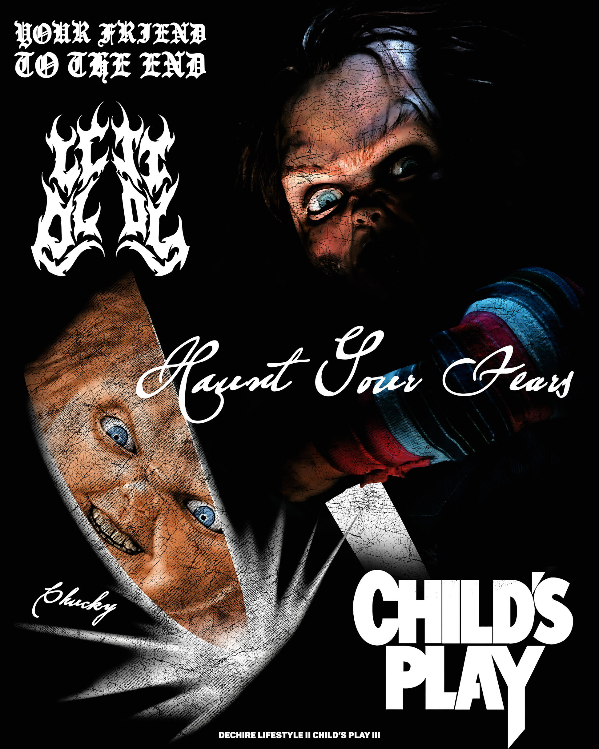 CHILD'S PLAY | CHUCKY '1 OF 200' OVERSIZED TEE IN BLACK