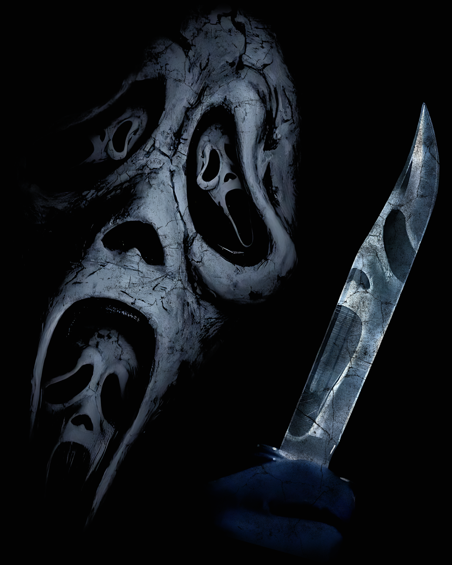 SCREAM: GHOSTFACE '1 OF 100' OVERSIZED TEE IN BLACK