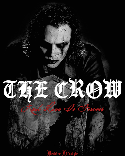 THE CROW: REAL LOVE IS FOREVER 'LIMITED' OS TEE IN BLACK