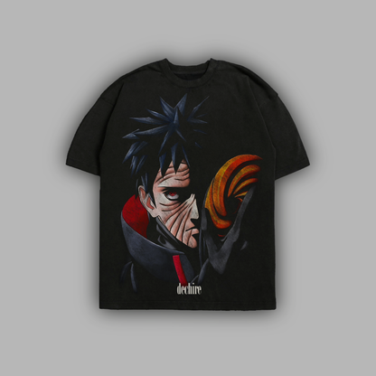OBITO: UNMASKED 'LIMITED' HVYWT OS WASHED GRUNGE TEE