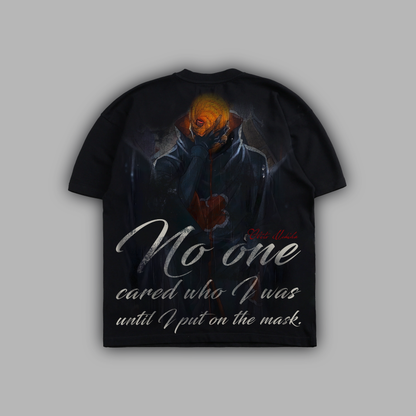 OBITO UNMASKED 'LIMITED' OVERSIZED TEE IN BLACK