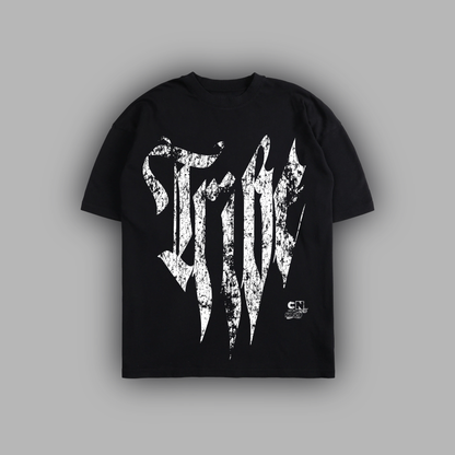 ORICHIMARU ARC 'CN25' 6oz OVERSIZED TEE IN BLACK