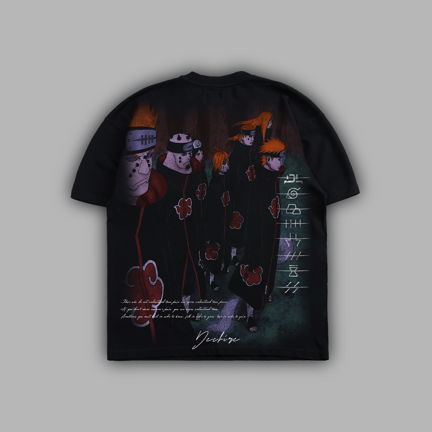 6 PATHS OF PAIN '1 OF 100' OVERSIZED TEE IN BLACK