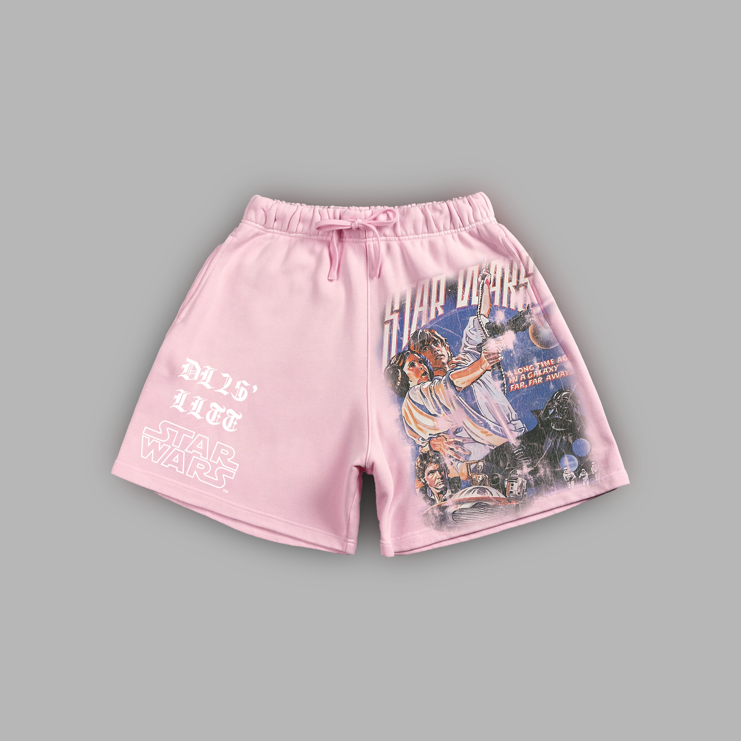 EP. IV A NEW HOPE LOUNGE SWEAT SHORTS IN PINK