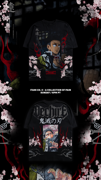 BLINDED BY SORROW '1 OF 500' OS TEE IN BLACK