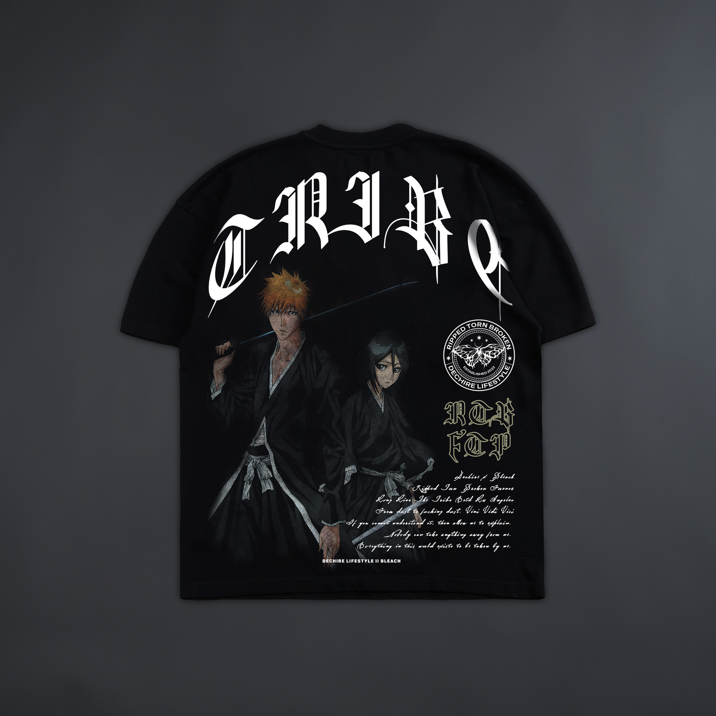 ICHIRUKI 'LIMITED' OVERSIZED TEE IN BLACK