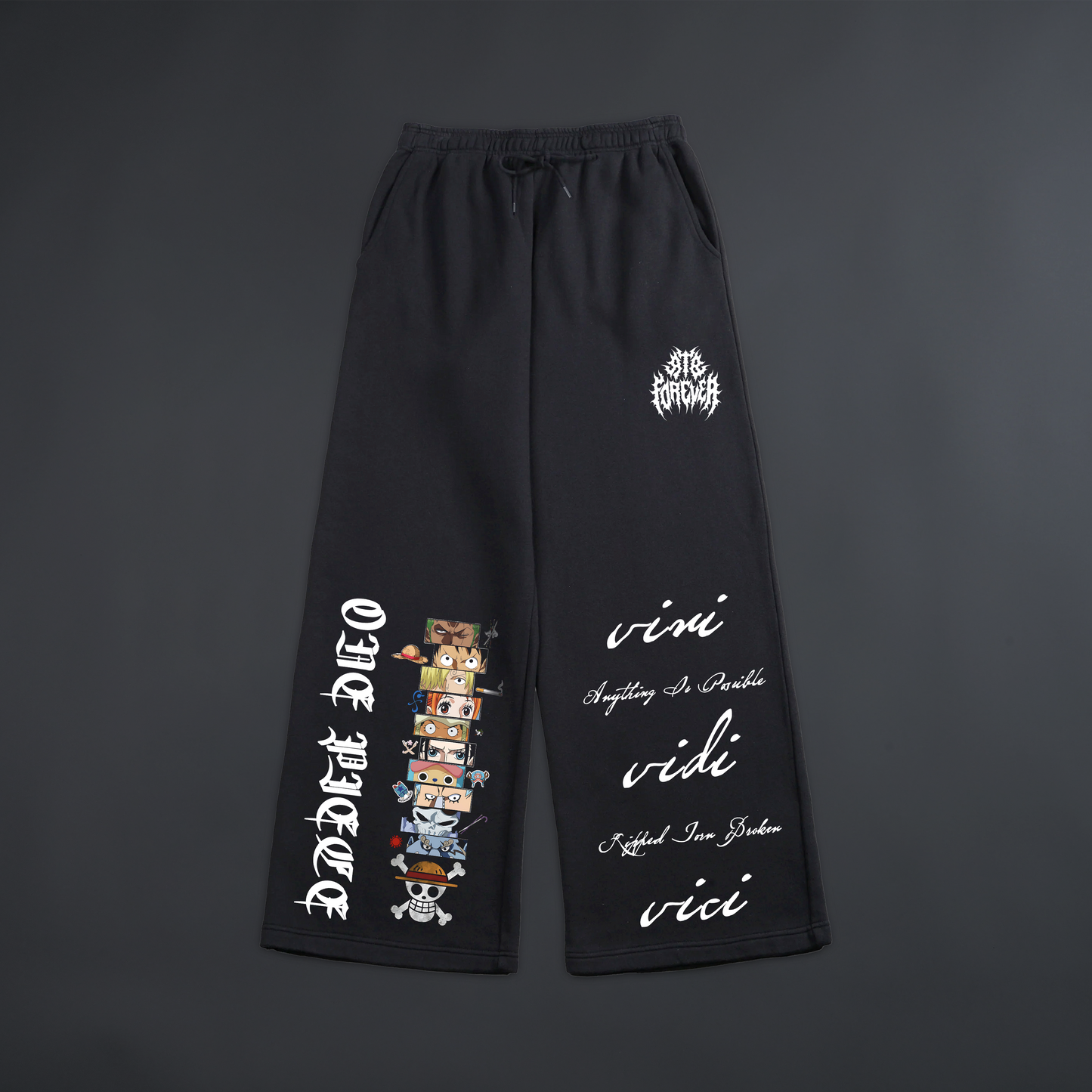 ONE PIECE 'DL:MADE®' PERFORMANCE SWEATS IN CONCRETE GRAY