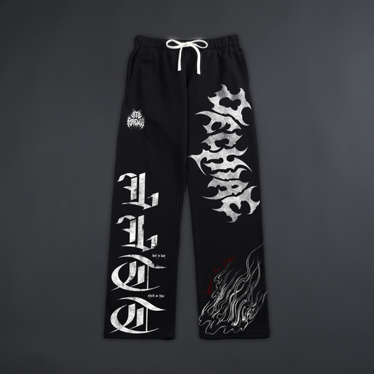 ATTACK ON TITAN || WIDE LEG SWEATS IN MIDNIGHT