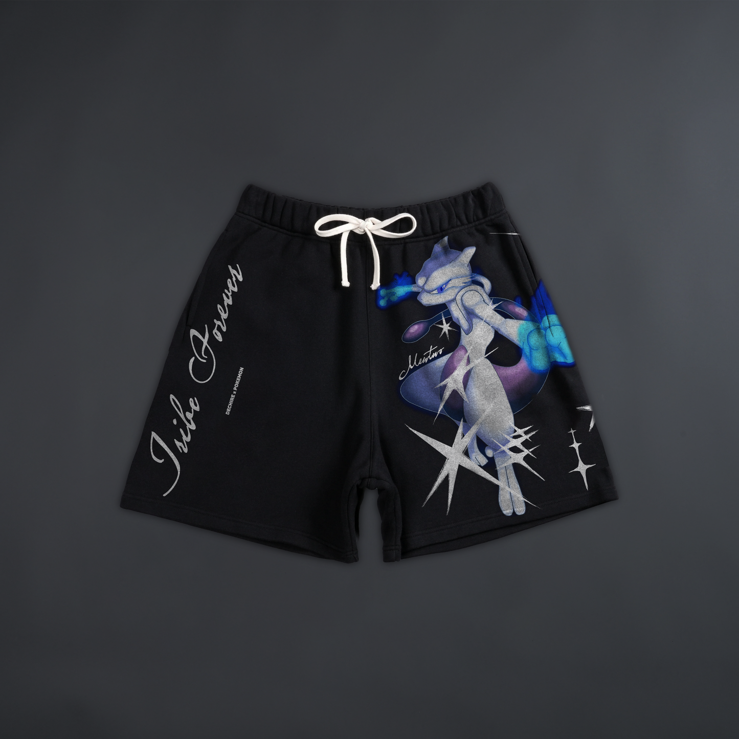 MEWTWO: GENESIS 7" LOUNGE SHORTS IN BLACK