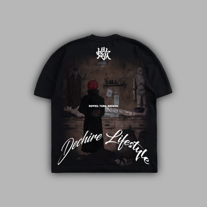 SASORI: THE PUPPETEER '1 OF 100' OVERSIZED TEE IN BLACK