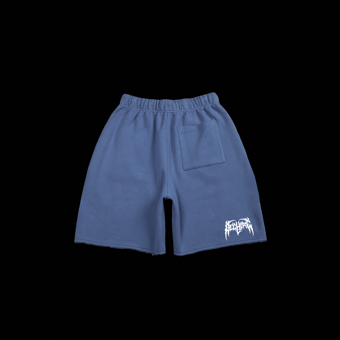 RCL  9' RAW EDGE GRUNGE SHORTS | JEAN BLUE