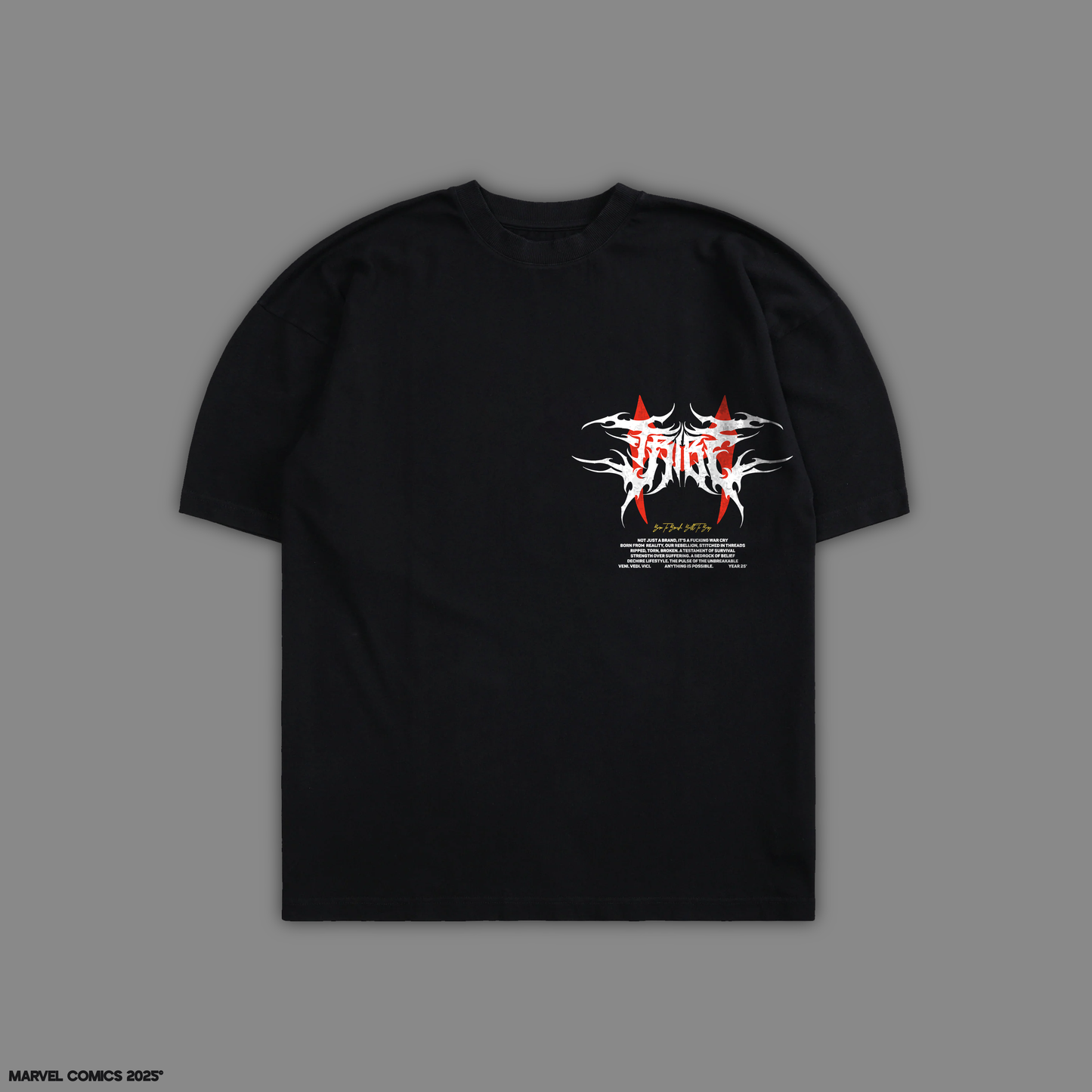 SCARLETT WITCH: WANDA VISION 'LIMITED' 8oz DROP SHOULDER TEE IN BLACK