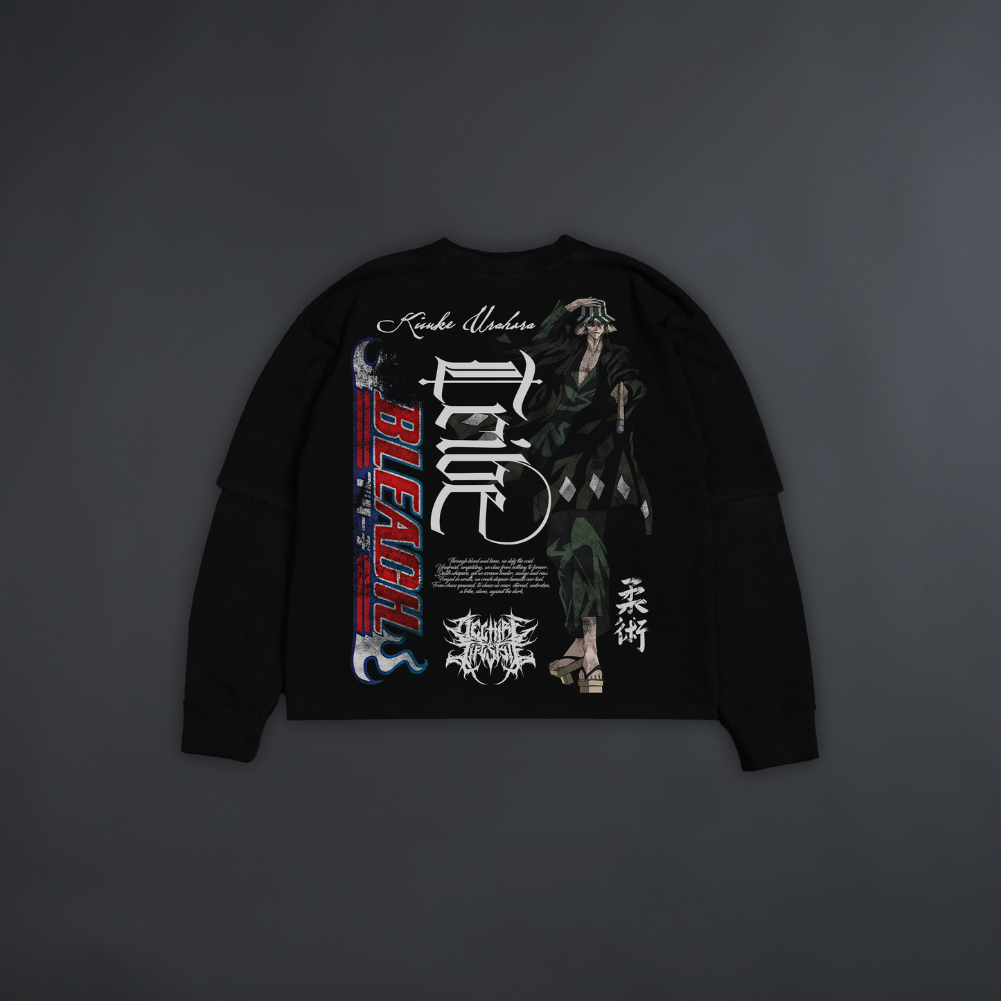 KISUKE: Geta-bōshi '1 OF 50' OVERSIZED TWOFER L/S w/ FR. POCKET