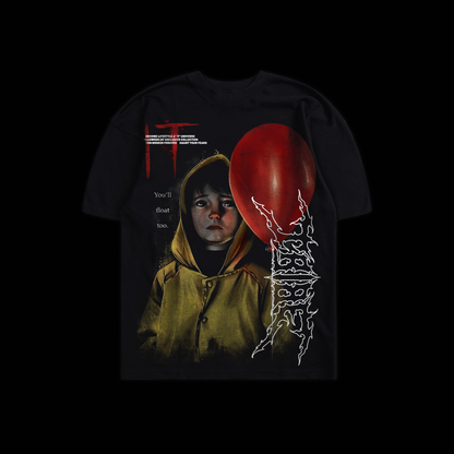 FEED YOUR FEARS 'LIMITED' OS TEE IN BLACK