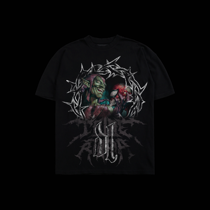 GREEN GOBLIN | DEATH OF A SPIDER 'LIMITED' OS TEE IN BLACK
