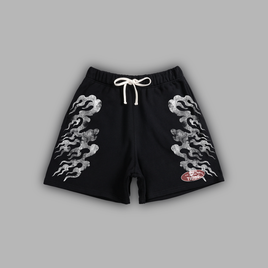 SOA V1 'ABOVE KNEE' SWEAT SHORTS IN BLACK