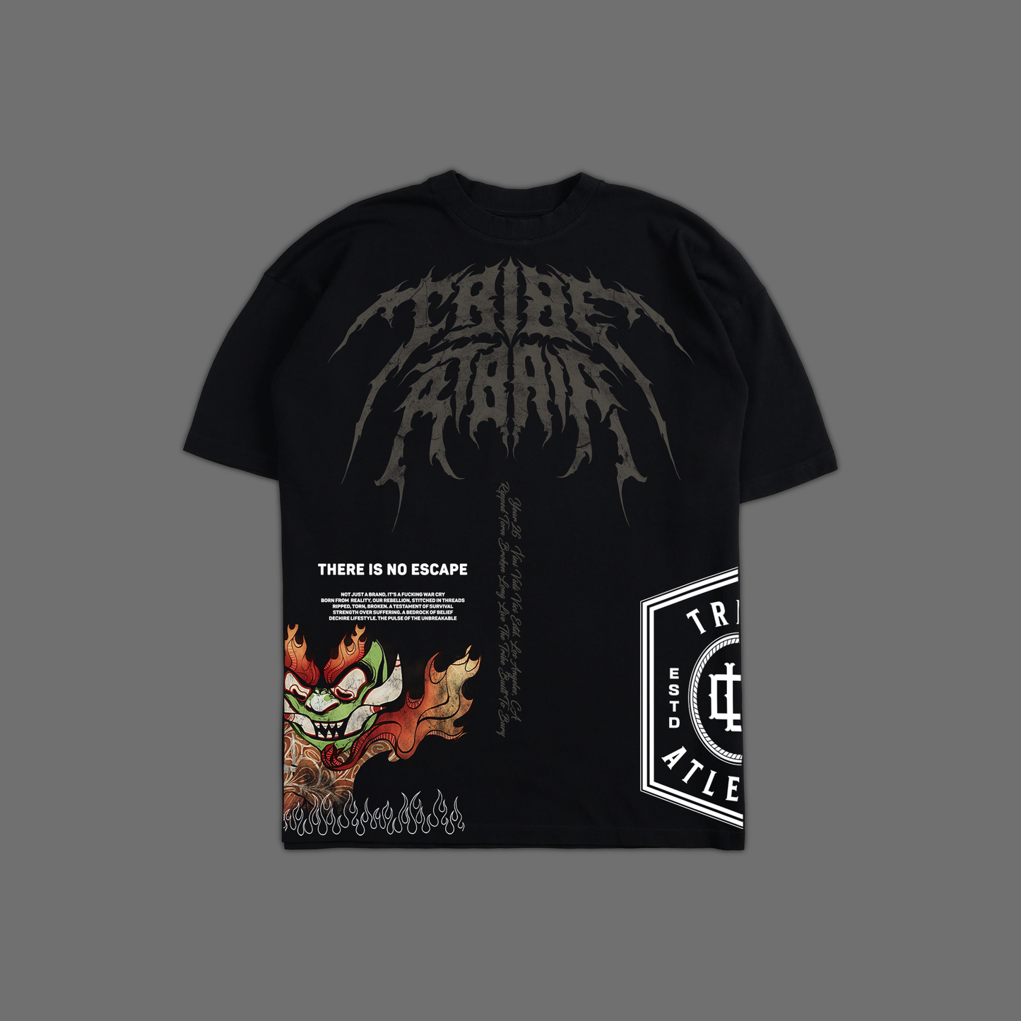 SAMURAI JACK '1 OF 1,000' OS TEE IN BLACK