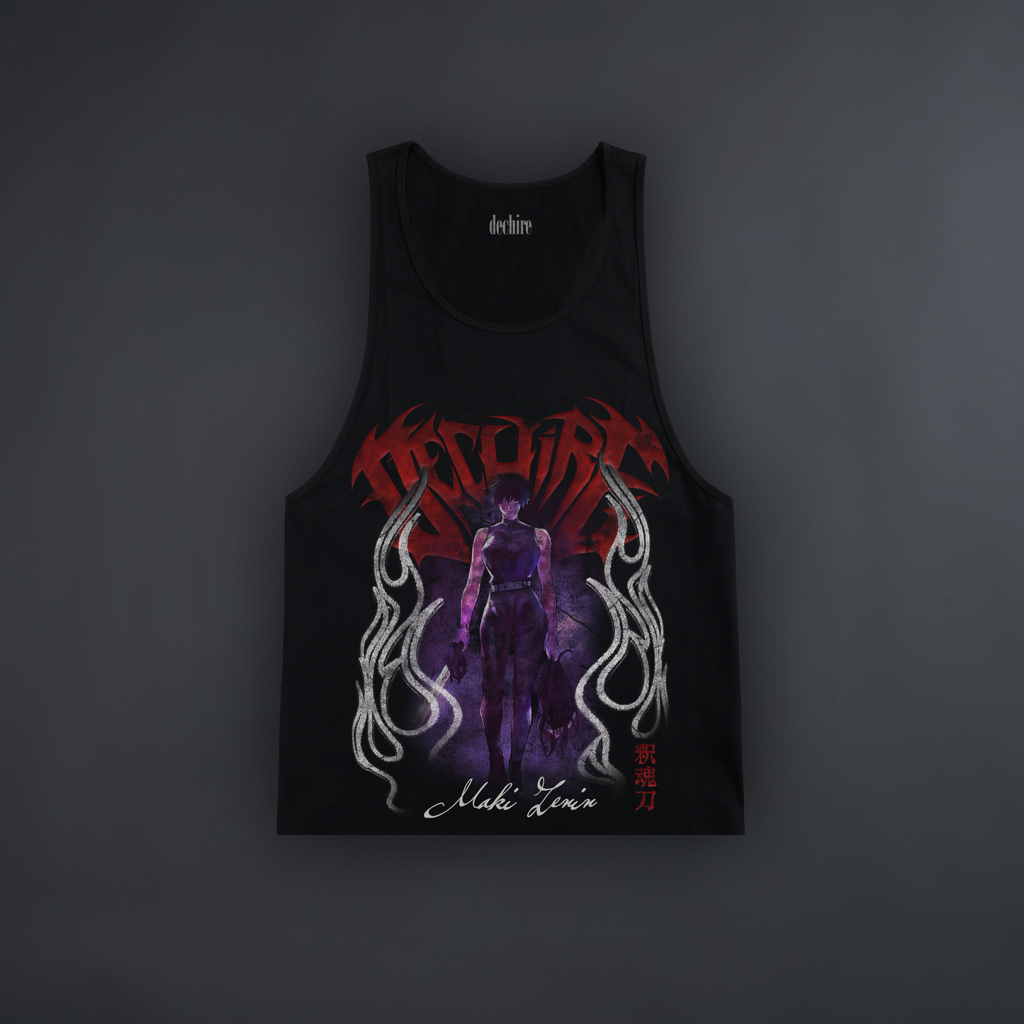 MAKI ZENIN JERSEY COMBED LOOSE FIT TANK TOP