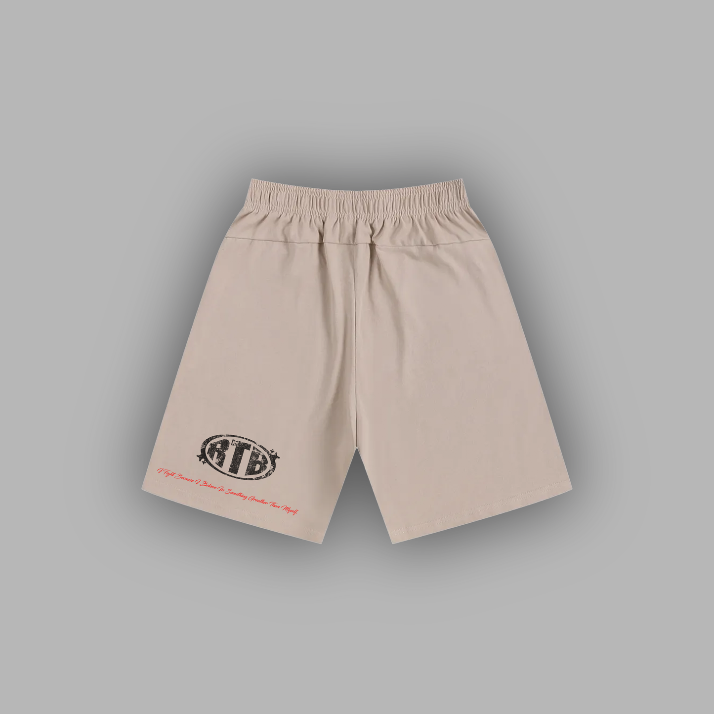 WHERE I REALLY COME FROM 'LIMITED' HVWT ATHLETIC SHORTS IN APRICOT