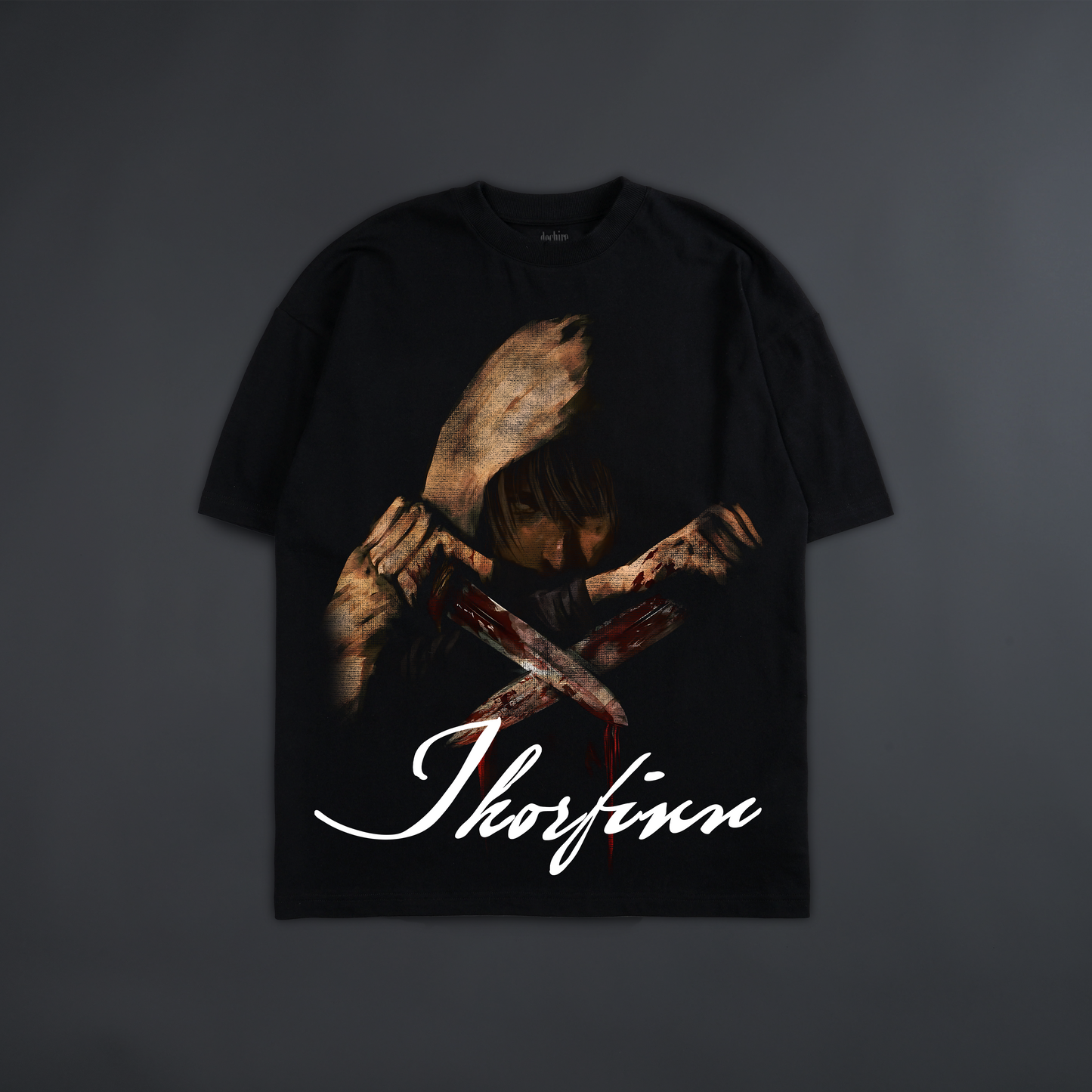 THORFINN 'LIMITED' 8oz OS TEE IN BLACK