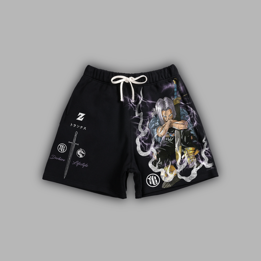 TRUNKS 00' 7" LOUNGE SHORTS IN BLACK