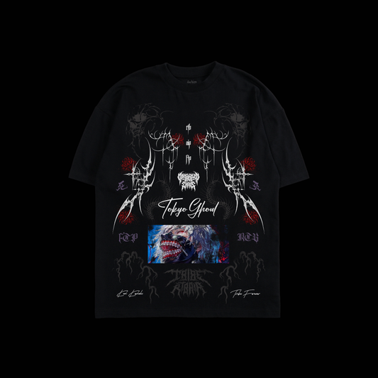 KEN KANEKI | TOKYO GHOUL 'LIMITED' OS TEE IN BLACK