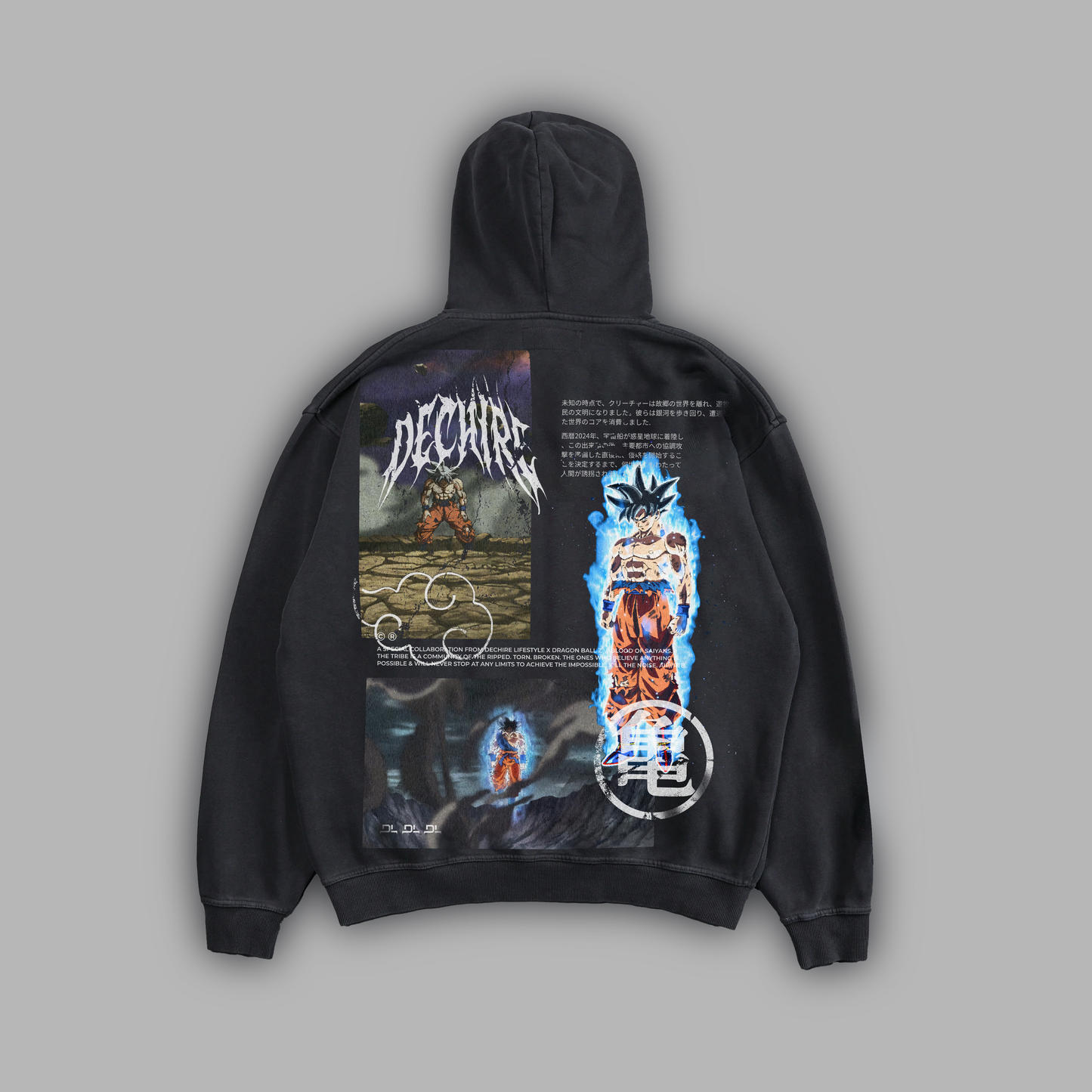 ULTRA INSTINCT 'LIMITED' RETRO WASHED OS HOODIE